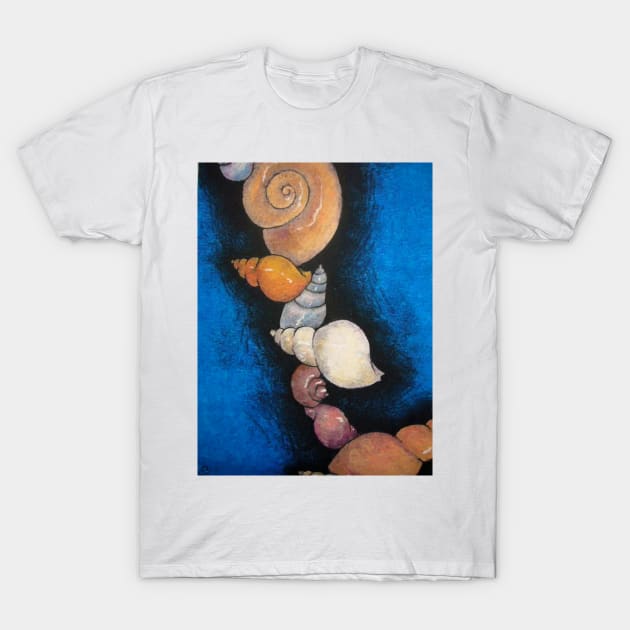 Sea side themed still life T-Shirt by Jonesyinc